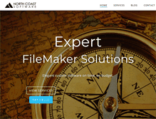 Tablet Screenshot of northcoastsoftware.com